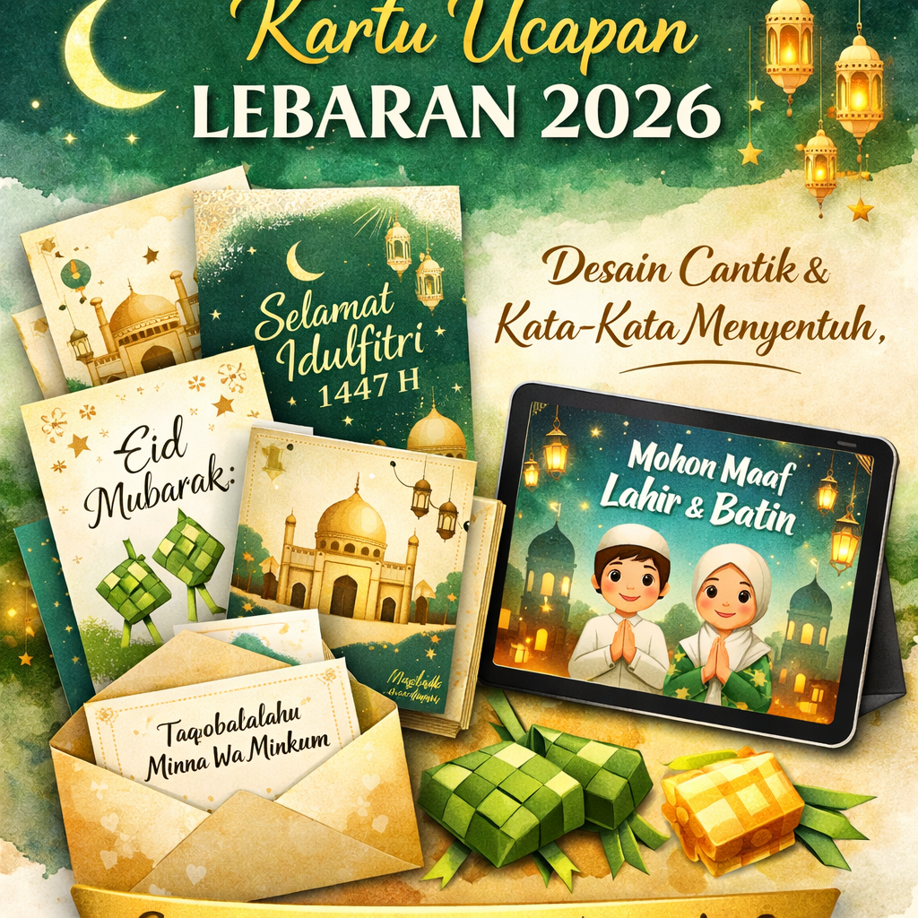 kartu ucapan lebaran 2026